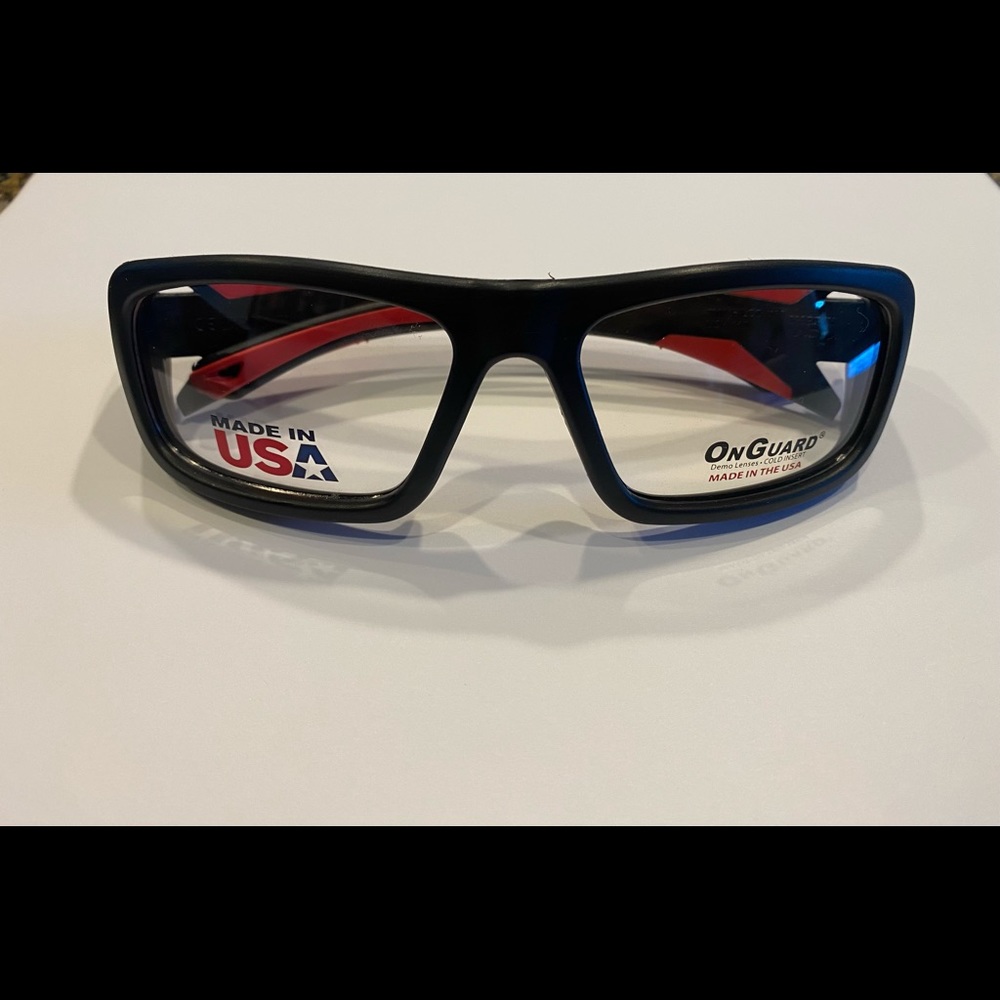 On Guard USH 110 USHZ87-2+ Black & Red Safety Eyeglass Frame